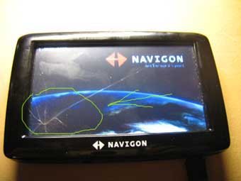 Touchscreen Display Reparatur Navigation Navigon 2100 2110 2150 MAX 2210 2200 2310 2410 2510 3300 3310 4310 4350 6310 6350 7110 7100 Navigon 40 42