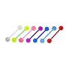 Bioplast Jeweled Flexible Tongue Barbells