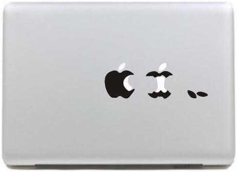 Eating Apple Creative Decorative Decals Stickers for Apple Mac Macbook Air Pro Laptop Stickers Current 11 13 15 17 inches