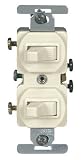 COOPER WIRING DUPLEX SINGLE POLE SWITCHES
