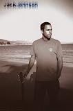 Jack Johnson (On Beach) Music Poster Print - 24x36