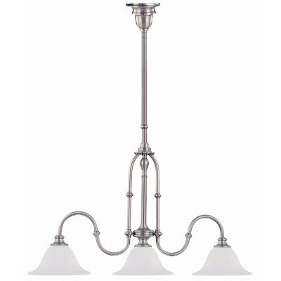 Crystorama Cortland 5689-SN Large Round (28H x 38W) 3 Light