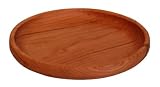 A Simple Cherry Wood Plate