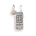 Cellular Cell Phone Charm Sterling Silver