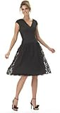 ADRIANNA PAPELL FLORAL LACE DRESS