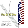 Star Spangled Feather Banner Flag Kit (Flag & Pole)