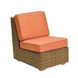 IMAGE OF Woodard 960062T-17E-SLF Domino Armless Outdoor Lounge Chair,