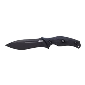 Zero Tolerance Military All Black Fixed Blade