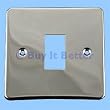 Light Switch Coverplate Single Victorian Chrome Q10