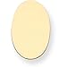 14K Gold Oval Stamping Disc 0.018