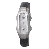 Philip Stein Teslar Ladies Black Alligator Strap Mother of Pearl Dial Dual Time Watch 4-F-MOP-ABS by Philip Stein