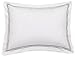 Amazon Brand – Pinzon 400-Thread-Count Hotel Stitch Sham - King, Silver Grey Stripes