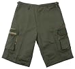 Rothco Ultra Force Rigid Accent - Men's Cargo Shorts - Olive Drab with Woodland Camo Accents