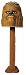 Gourmet Food : Giant PEZ: Chewbacca 12"