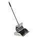 Ex-Cell Kaiser 306 STAINLESS Stainless Steel Self-Closing Dustpan with Straight Handle, 12" Length x 10" Width x 31" Height