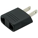 Ckitze Flat Europe/Asia to USA Plug Adapter