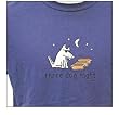 Designer Cotton T-Shirt - Garment Dyed "Three Dog Night" T-Shirt for Adults - Navy - X-Large
