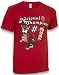 NCAA 1983 North Carolina State Wolfpack Basketball National Champions Red Ringer Tee Shirt
