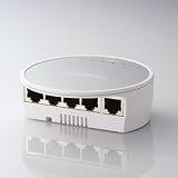ロジテック｜10/100Mbps スイッチングHUB 5ポート(シルバー)