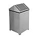 Rubbermaid Commercial FGT1414SSPL WasteMaster Steel Hinged-Top Indoor Utility Trash Can with Plastic Liner, 14-Gallon, Stainless Steel