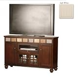 Eagle Industries 62556PLSW 55 in. Tall Entertainment Console - Soft White