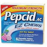 Pepcid AC EZ Chews Maximum Strength 8 Chewable Tablets