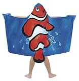 Fun Kids Beach Towel Wrap Clown Fish
