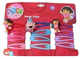 Nick Jr Dora The Explorer Hair Accessories ~12 pcs snap clips