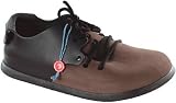 Birkenstock walking-shoes Montana from Leather/Nubuck in Mocca/Black with a regular insole
