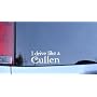 I Drive Like a Cullen Vinyl Sticker - White, Twilight Fan Window Decal