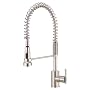 Danze D455158SS Parma Single Handle Pre-Rinse Faucet, Stainless Steel