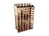 Wine Cellar Innovations Designer Series Collection Natural Premium Redwood Half Height with Display 42x27x13-in.