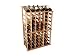 Wine Cellar Innovations Designer Series Collection Natural Premium Redwood Half Height with Display 42x27x13-in.