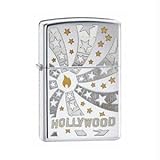 Zippo ハリウッド ロゴ＆スター 映画 ハリウッド ジッポ 24182