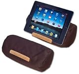 Lap Log in Nutmeg Brown - The Ultimate iPad, Tablet, or eReader Beanbag Stand. Made from Eco Friendly Materials and Made in the USA. Good in Bed!