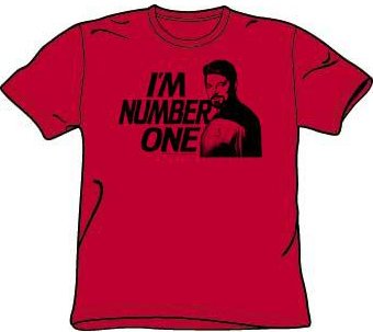 Star Trek The Next Generation Riker IM NUMBER ONE Adult Red T-shirt
