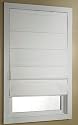 White Thermal Backed Roman Shade - 32"x72"