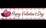 Happy Valentines Day Cardboard Banner