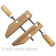 Adjustable Clamp 2/0 Jorgensen Style J Handscrew - 7" OAL x 3-1/2" Max Opening x 3-1/2" Middle Reach