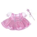 Fairy Princess Dress with Wand and Tiara Fits Most 8" - 10" Inch Webkinz, Shining Star and Make Your Own Stuffed Animals and Dolls