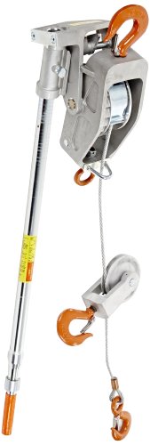 Lug-All 15SH Cable Ratchet Hoist-Winch with Hook, 15' Lifting Height, 6613.87 lbs Load Capacity On Sale