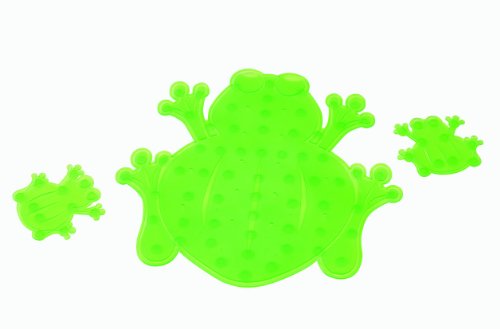 Babymoov 094121 - Badematte Frosch - 1 grosser und 2 kleine lustige Badefreunde