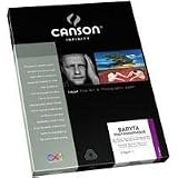 Canson Baryta Photographique, Alphacellulose, Acid-free Pure White Inkjet Paper, 310gsm, 11x17", 25 Sheets