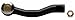 ACDelco Professional 45A0951 Driver Side Outer Steering Tie Rod End