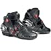 Sidi Streetburner Motorcycle Stunt Riding Boots Bk 7-13 - Sis-sbr-bkbk