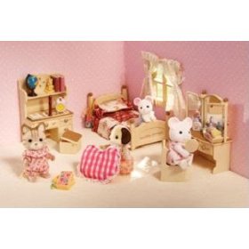 31OtoODAlEL Calico Critters Sister’s Bedroom Set