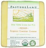 Pastureland Organic Raw Medium Cheddar - 3 packages (8 oz. ea.)