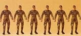 Preiser 16830 Standing Infantry with Cap (6)