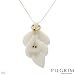 PILGRIM SKANDERBORG, DENMARK Stylish Necklace Beautifully Designed in Yellow Base metal, Two tone Enamel and White Plastic. Total item weight 20.0g Length 24in