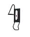 Racor IVB-1R Interchange Walldock Vertical Storage Hook